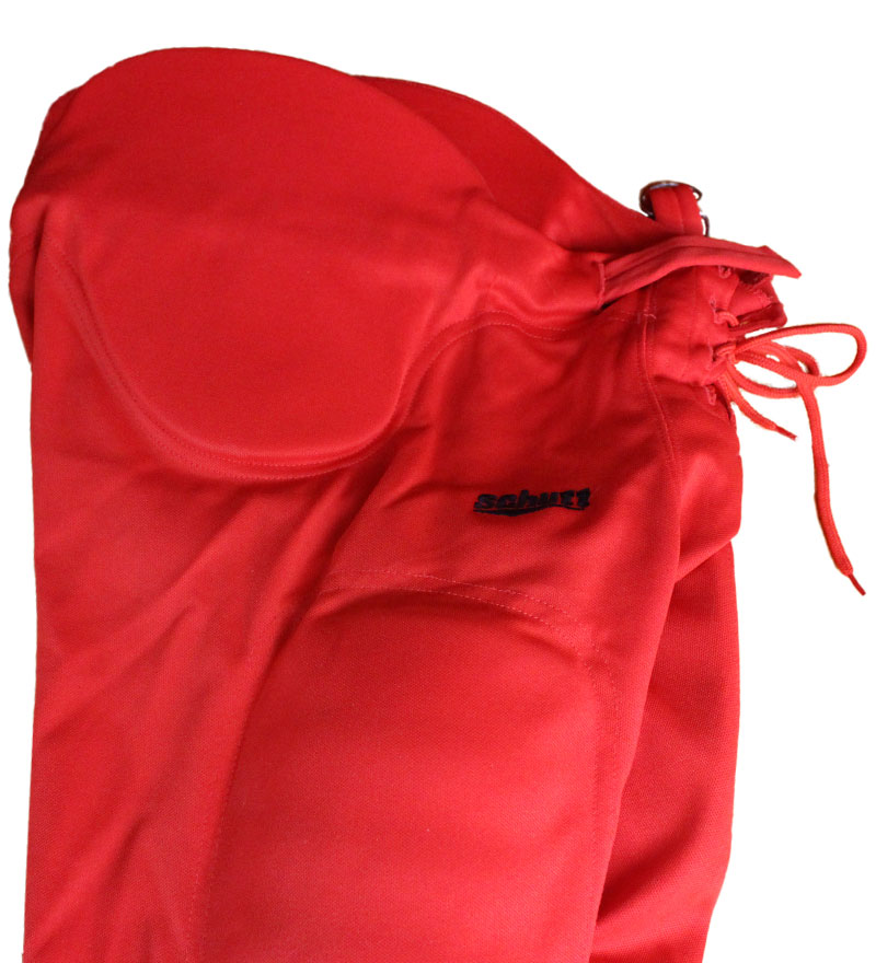 Calça Poliéster vermelha -  vários tamanhos - seminova